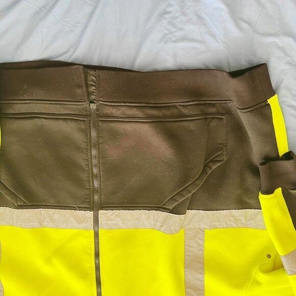 Visability Enhanced Apparel High Visability Jacket Removable Hood Big & Tall 6X - Picture 4 of 8